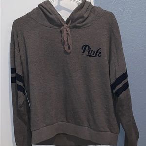 pink hoodie